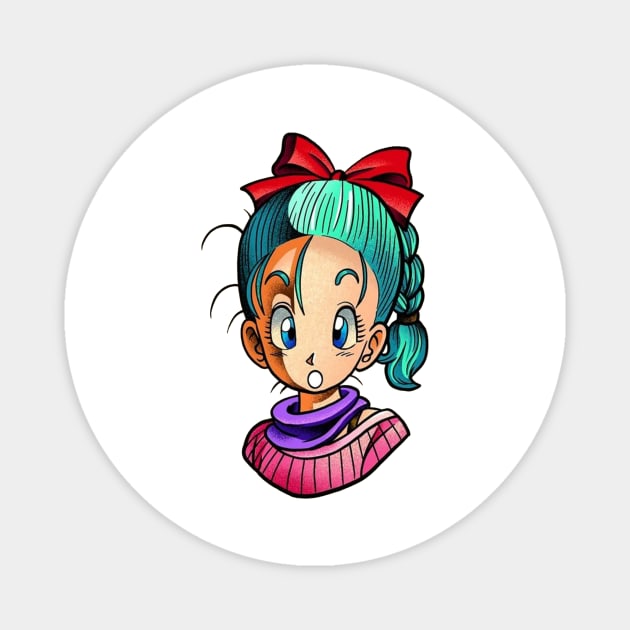 bulma Magnet by primemoment